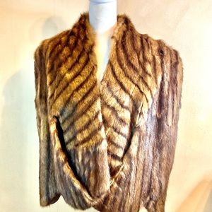 VTG 1940s Mink Fur Jacket wrap. Heirloom piece from an estate sale. Elegance!